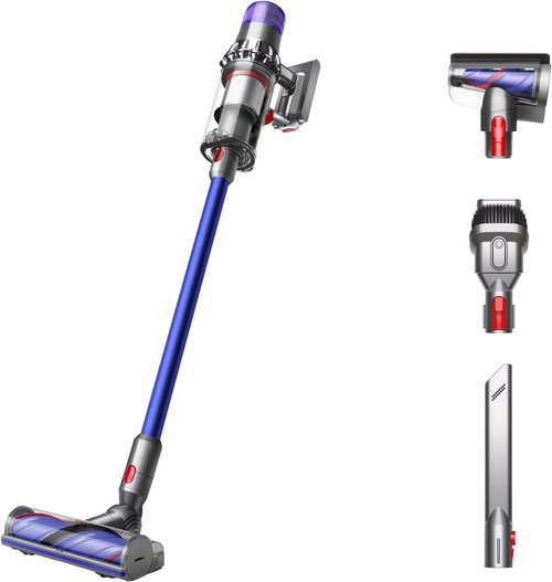 Dyson V11 Cordless Stick Vacuum - Powerful Suction | Large Size in Nickel/Blue
