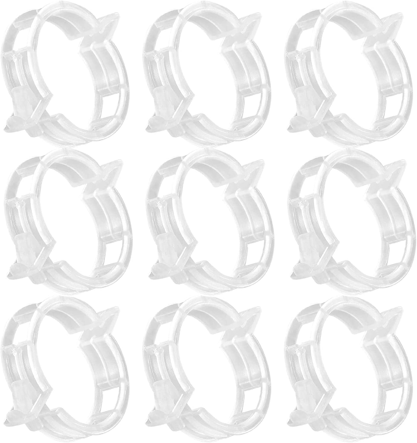 Skiennix 120 Pack Tomato Clips - Durable Plant Support Clips for Vertical Gardening | Ideal for Cucumbers, Orchids, and Vegetables