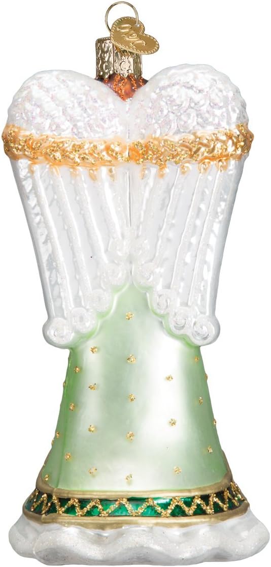 Baby Angel Glass Blown Ornament - Old World Christmas Tree Decor