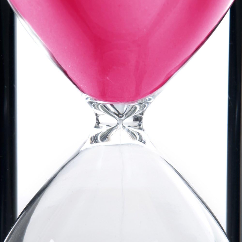 60-Minute Wood Sand Timer Hourglass | Bellaware White Decorative Timer