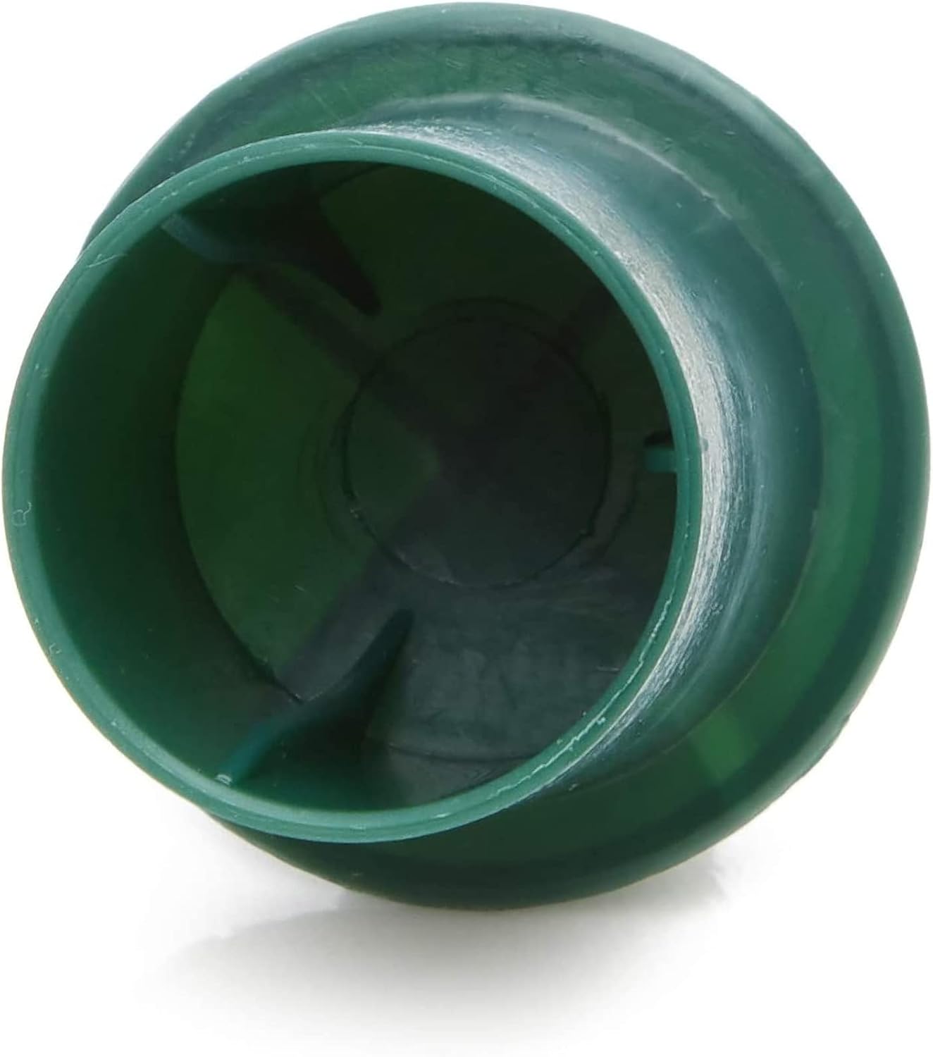 Juvale Green Plastic Candle Holders - 40-Pack, 1-Inch Diameter - Durable Picks for Floral Arrangements