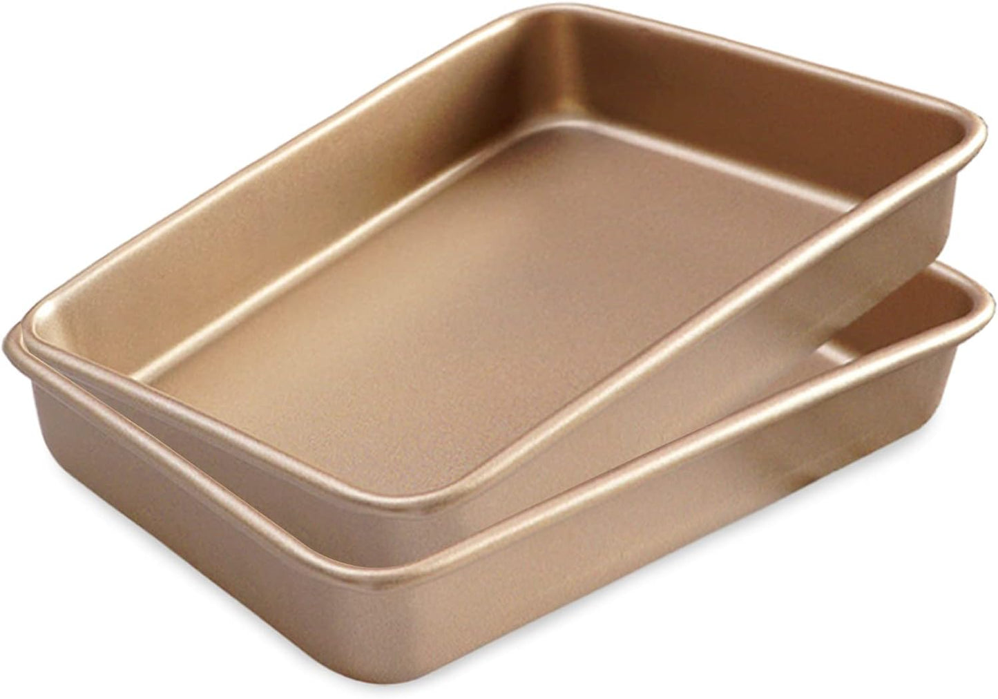 Skiennix Nonstick Baking Sheet Pans - 11 Inch Deep Cookie & Brownie Tray | Easy Clean & Food Safe