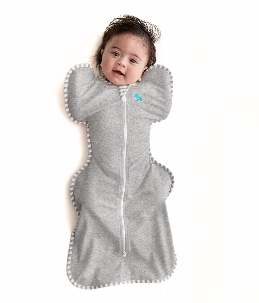 Love to Dream Swaddle UP - Baby Sleep Sack for Self-Soothing | 1.0 TOG, 13-19 lbs, Gray
