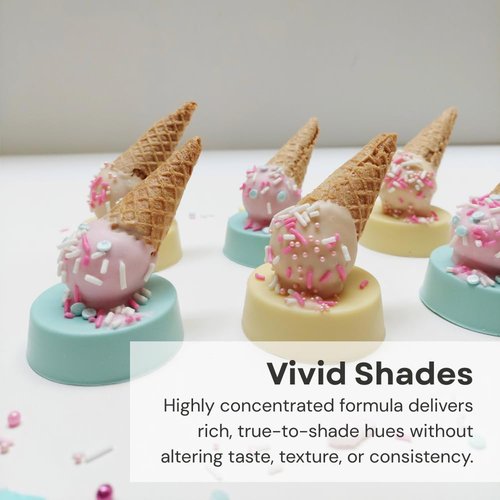 Chefmaster Black Candy Color | True-Tone Shades | Oil-Based | Professional-Grade Dye | Chocolate, Strawberries, Cake Pops | Decorating | Easy-to-Use | Manufactured in the USA | 0.70 oz
