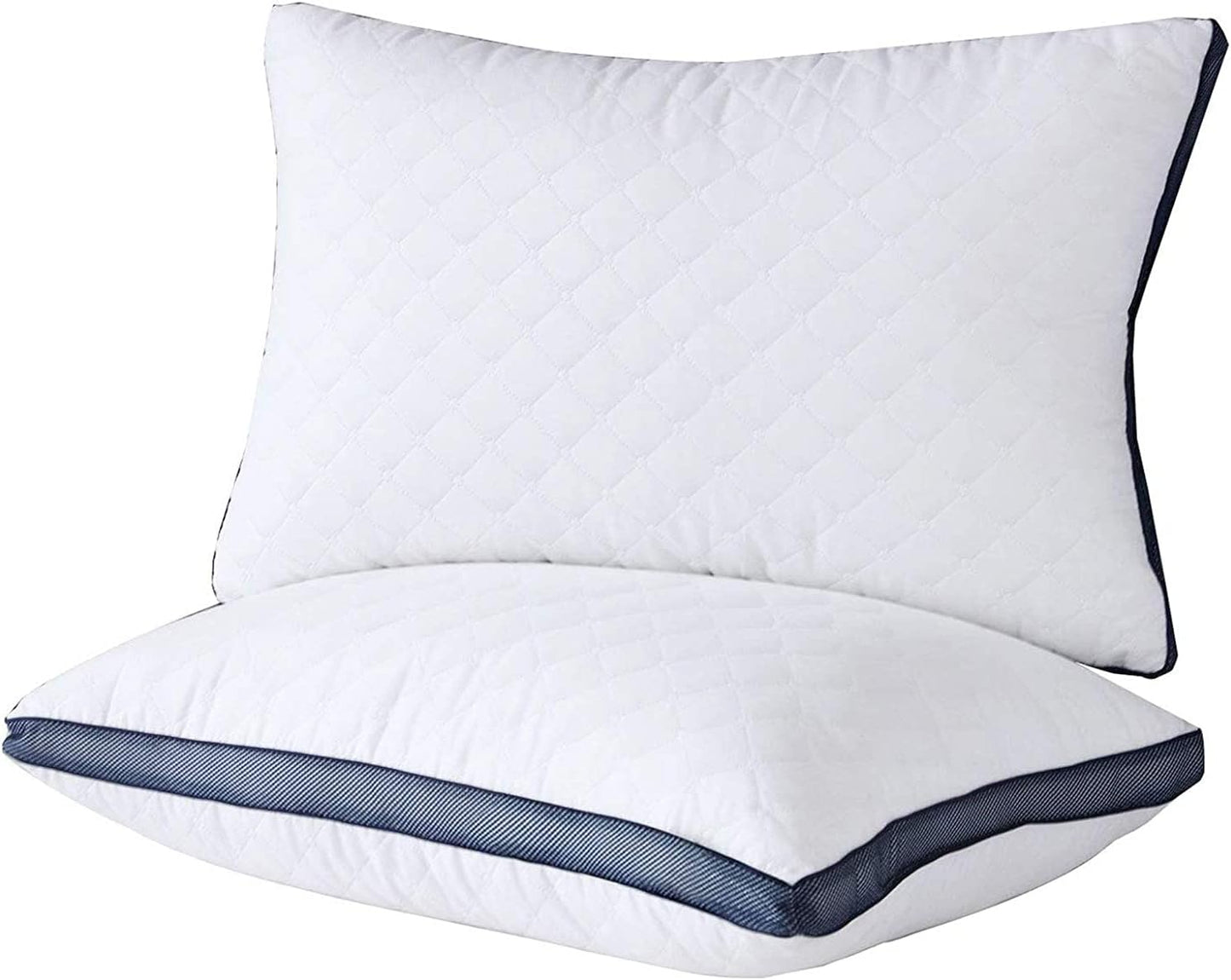 Meoflaw Luxury Hotel Pillows for Sleeping - Queen Size Set of 2 for Side & Back Sleepers