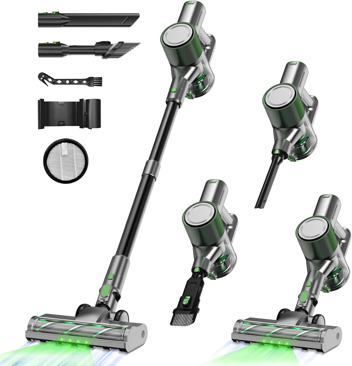 Skiennix Cordless Stick Vacuum Cleaner - Lightweight Handheld Design with 45-Minute Battery Life | Ideal for Pet Hair and Hardwood Floors