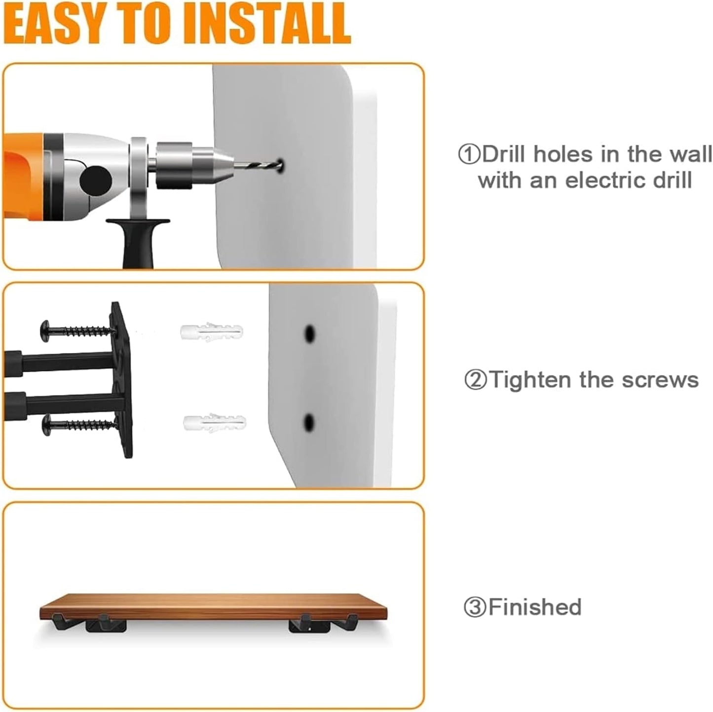 TORACK Heavy Duty Garage Hooks - Wall Mount Tool Organizer for Tires, Ladders & More | 2 Pack, 12.4" Hook