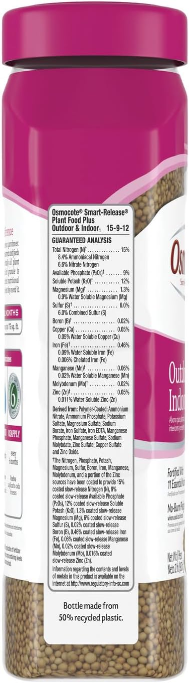 Osmocote Smart-Release Plant Food - Granular Fertilizer with 11 Nutrients for Indoor & Outdoor Plants | 2 lbs.