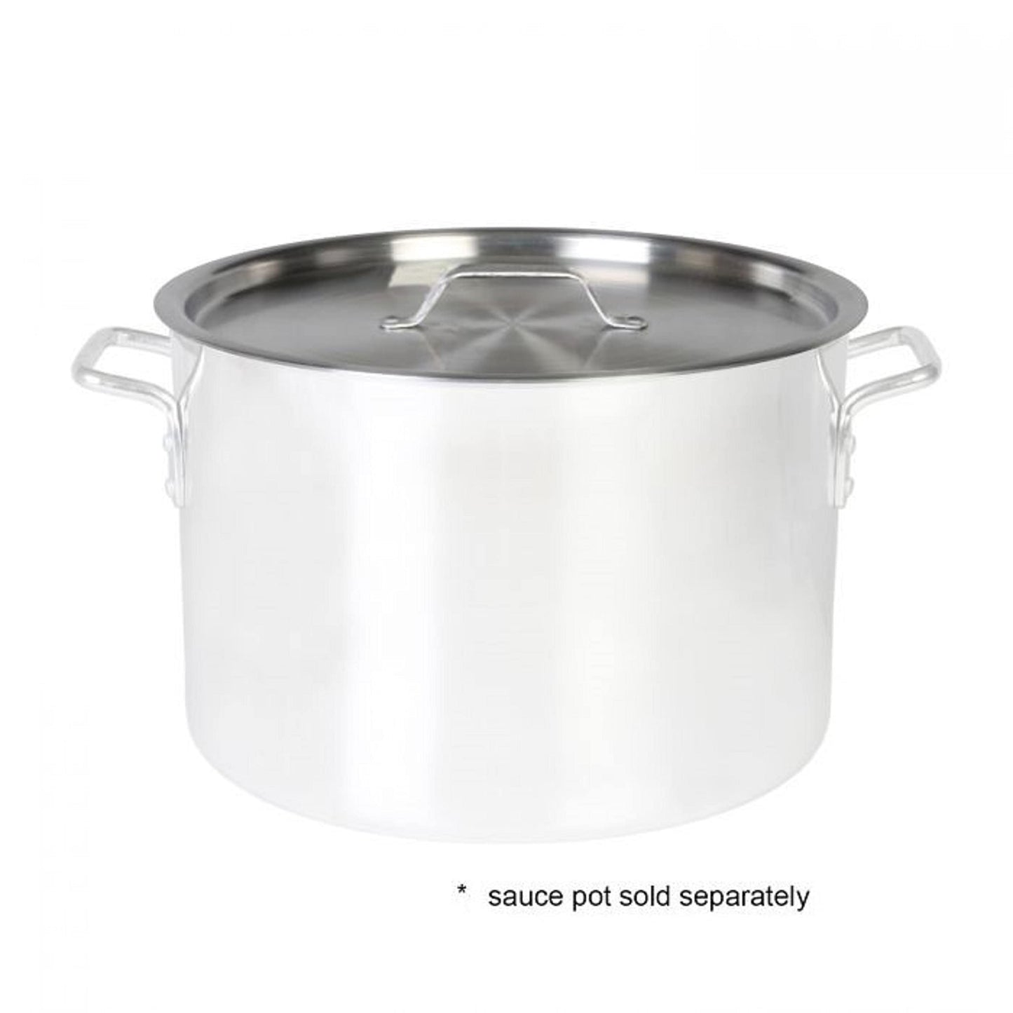 TrueCraftware- 60 Quart Aluminum Sauce Pot Lid 20-3/4" x 5/8"-Cookware Cover for Sauce Pots Stockpots Simmering Pots