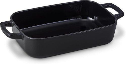 Alva Nori Enameled Cast Iron Roasting Pan - 12x8 in | PFAS-Free, Oven & Induction Safe, Easy to Clean