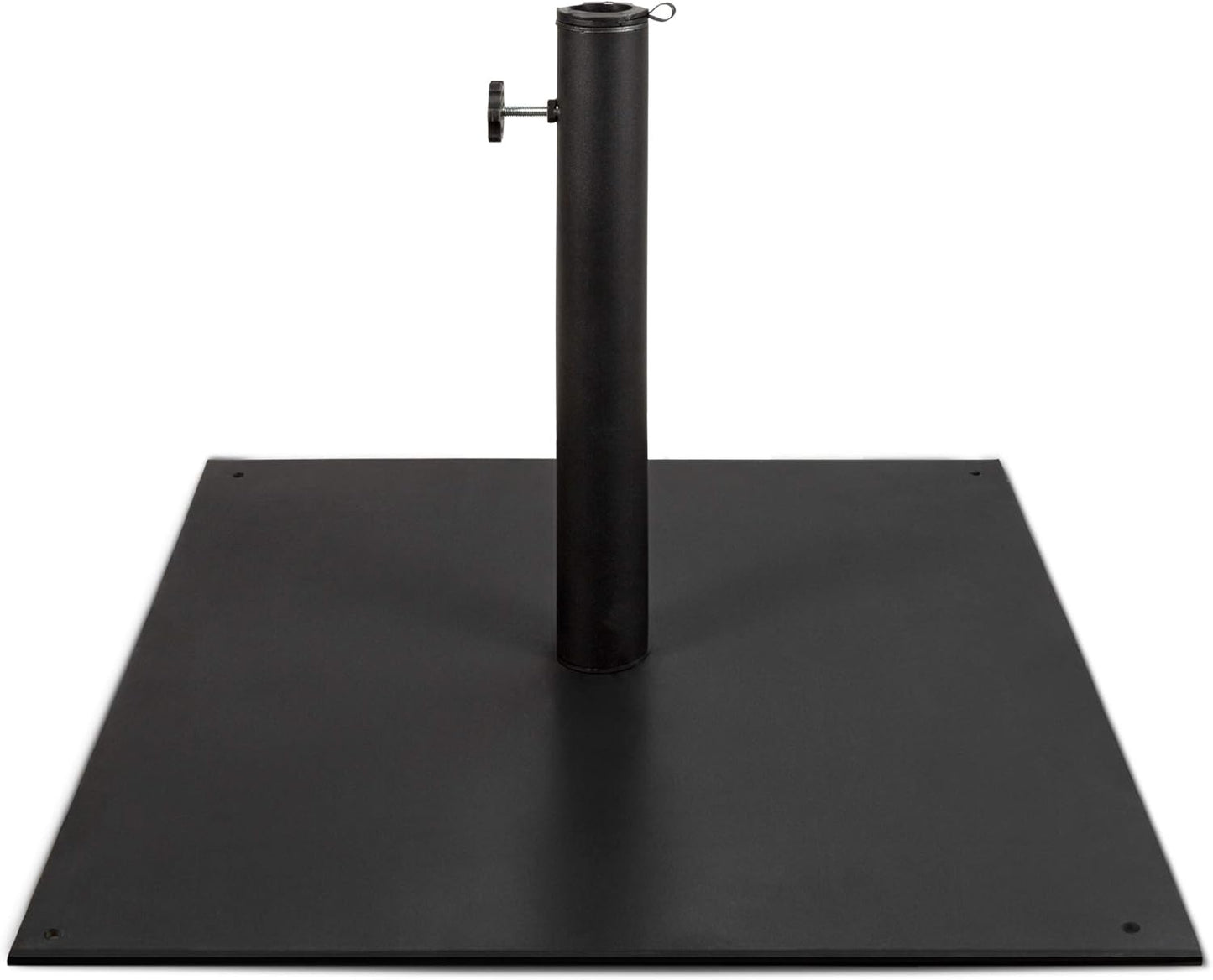Best Choice Products 38.5lb Steel Umbrella Base - Square Weighted Patio Stand for Market Umbrellas | Black