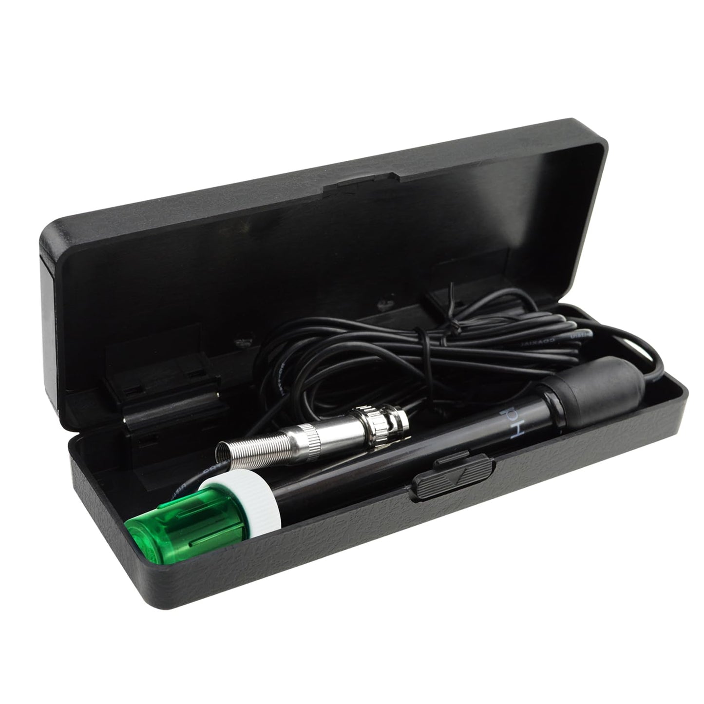 Long Body pH Electrode with BNC Socket Probe 300cm Cable 0-14pH for pH Meter, pH Controller pH Device Economical Sensor