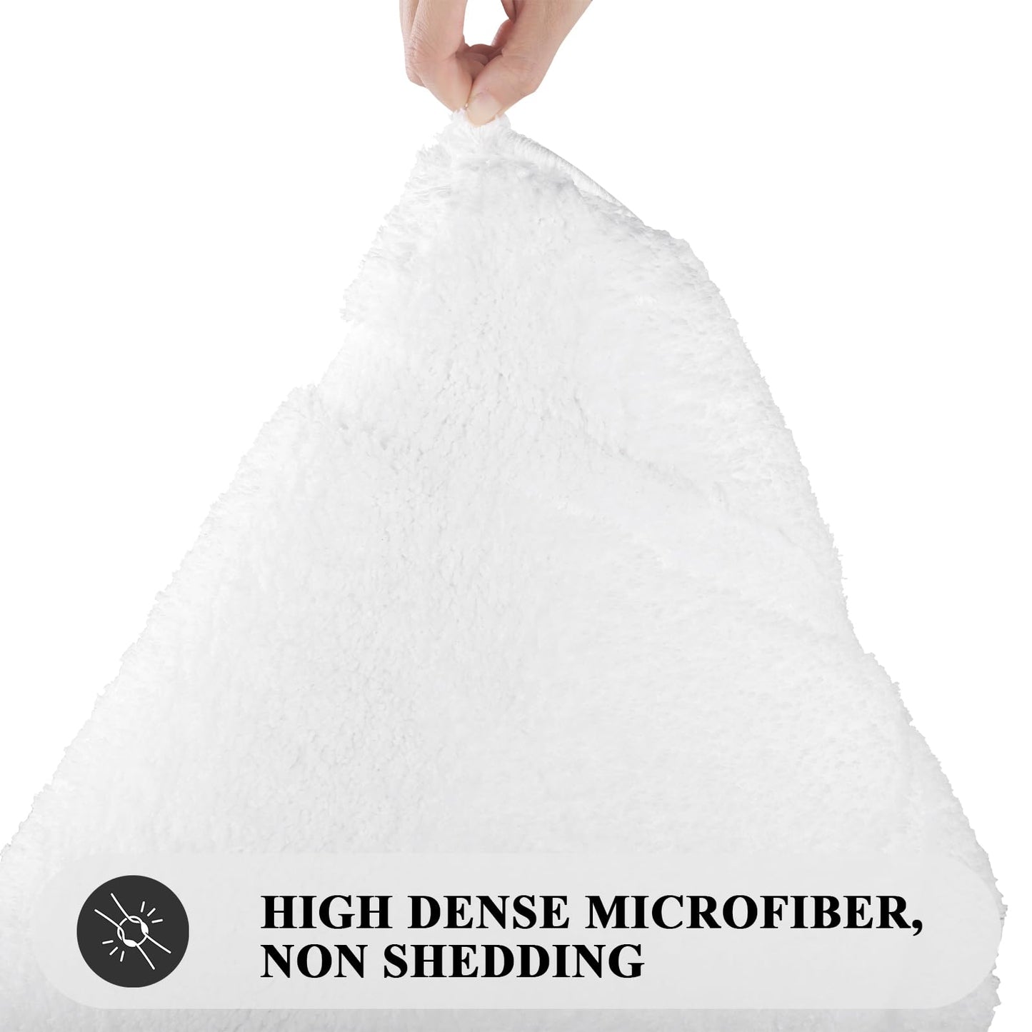 SHACOS Super Soft Bathroom Runner Rugs 20x47 inch Non Slip Washable Bath Rugs for Bathroom Tub Shower Bath Mats Floor Mats Decor Accessories, White 1'8" x 3'11"