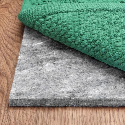 GATORGRIP Non-Slip Rug Pad - 8x10 Feet, 0.25 Inch Felt Cushion with Rubber Backing - Rectangular