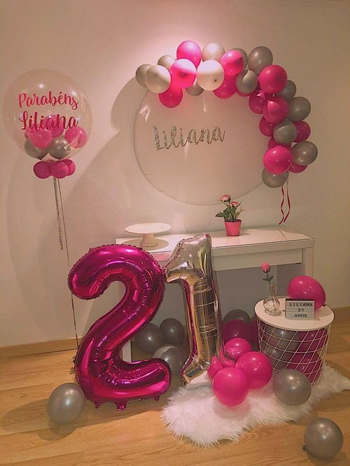 Hot Pink Number 15 Balloons - 40 Inch Birthday Decorations for Girls' 15th Birthday Party