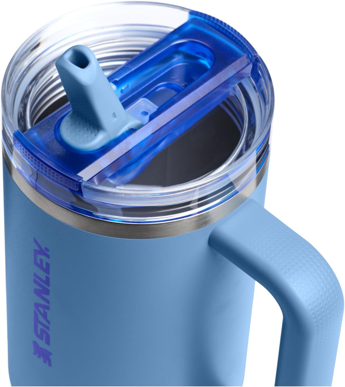 STANLEY Quencher ProTour 40 oz Tumbler - Leakproof Lid, Built-In Straw & Handle | Insulated Stainless Steel | BPA-Free | Blue Sky