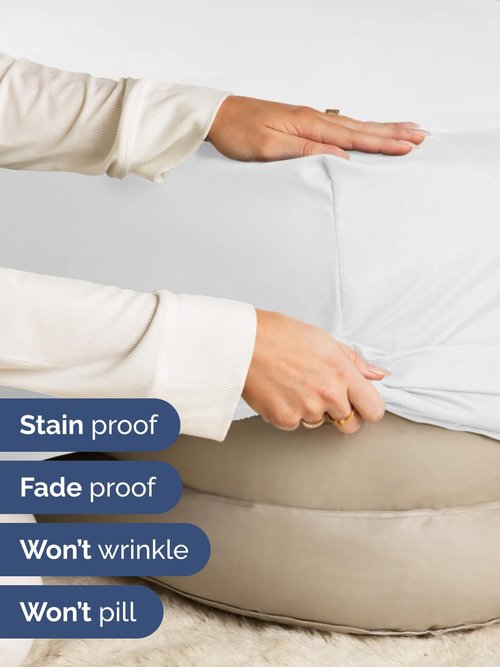 Hotel Luxury Extra Deep Twin Fitted Sheet - Ultra Soft & Wrinkle Free - Fits 18 to 24 Inch Mattresses - Easy-Care White