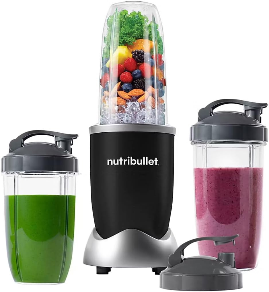 NutriBullet Pro 900-Watt Blender - Special Edition Matte Black Design for Smoothies & More