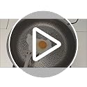 9.8-Inch Titanium Non-Stick Frying Pan with Lid - Hammered Skillet, Single Size