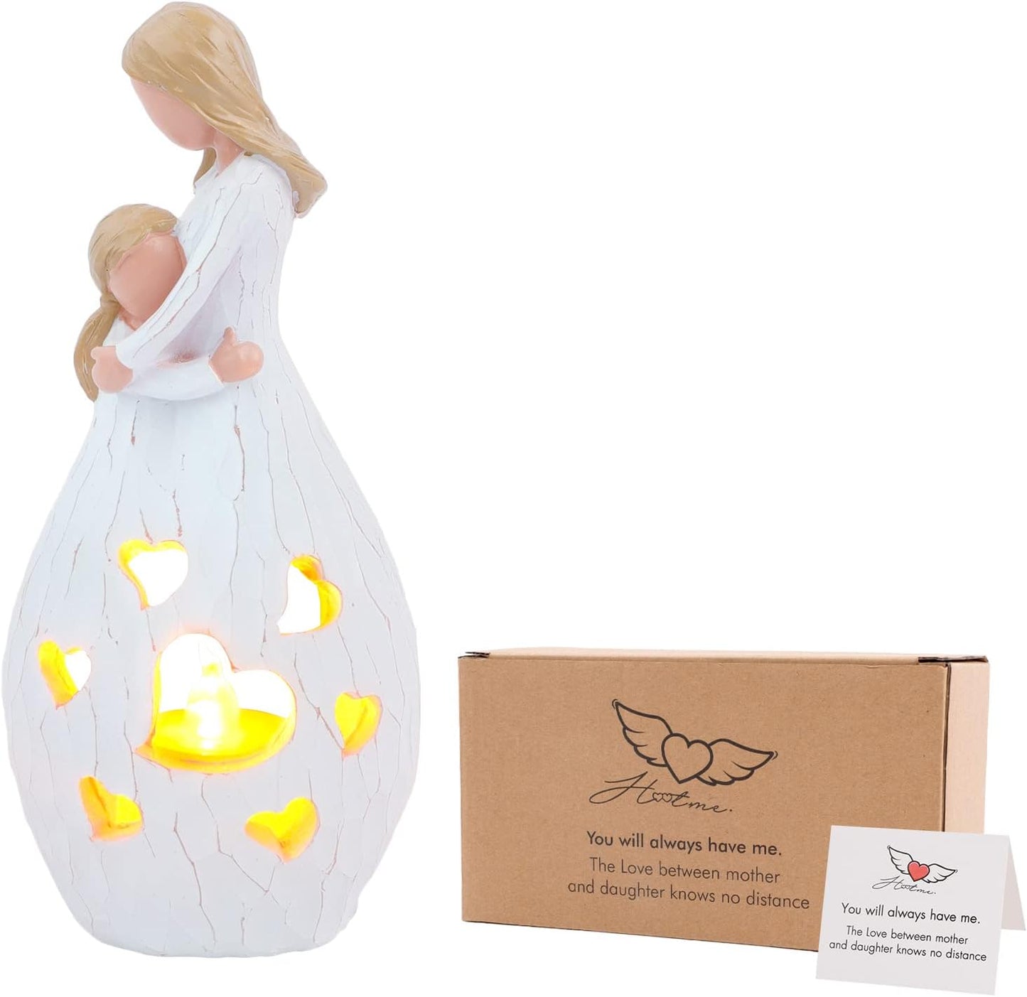 Skiennix Candle Holder Statue - Flickering LED Light for Mom | Perfect Gift for Birthdays & Special Occasions