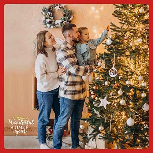 RELBRO Christmas Ornament Strings, Tree Ornament Hangers with Snap Fasteners Precut Locking Ropes for Holiday Decorations, Silver, 200 Pcs