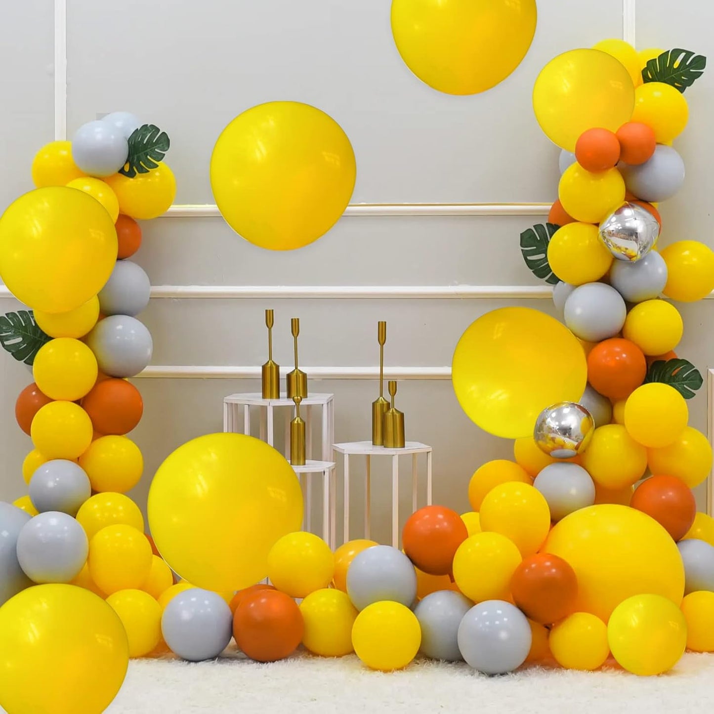 Yellow Latex Balloons by Party Essentials - 12 Inch, 110 Pack for Birthday, Baby Shower & Wedding Celebrations