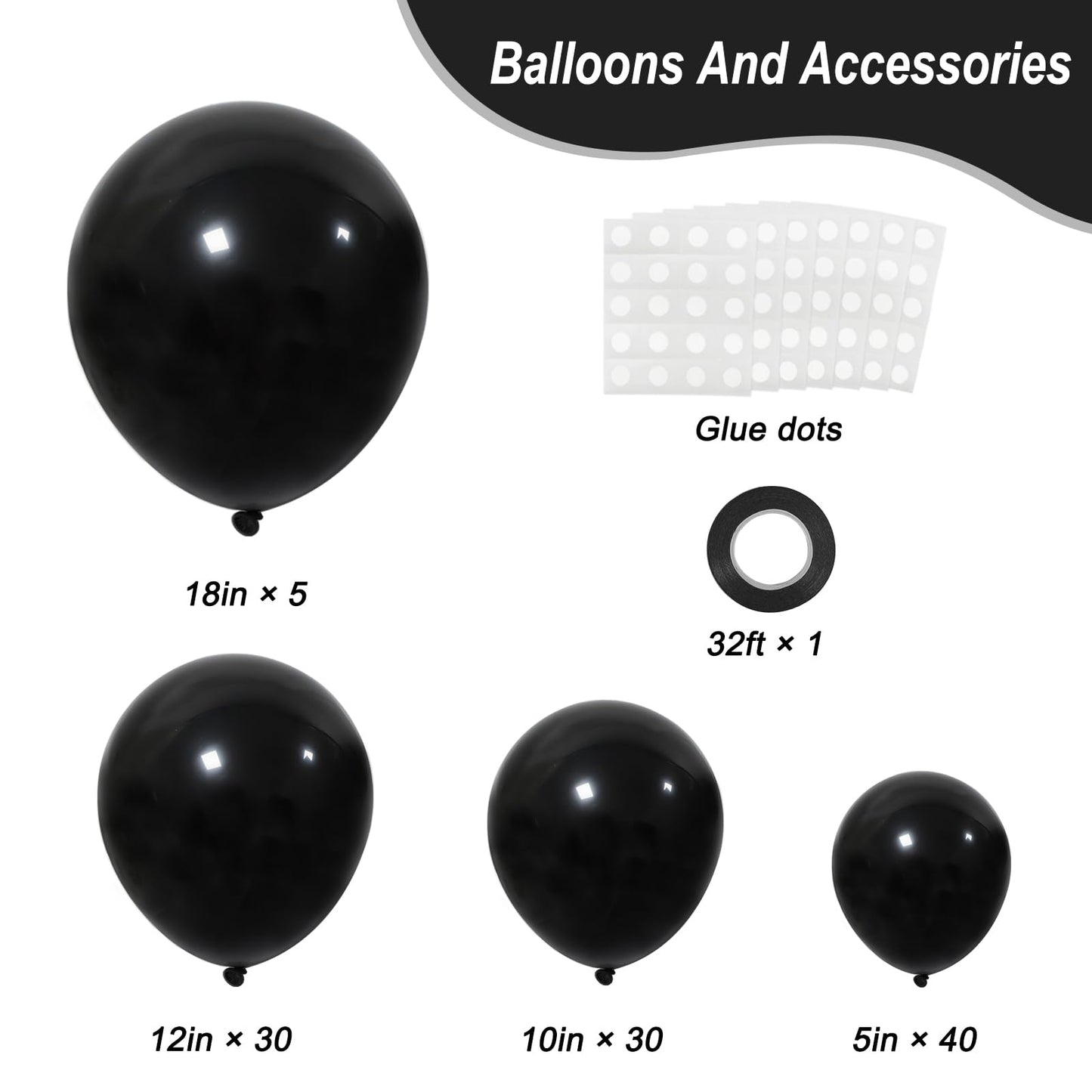 RUBFAC Burnt Orange Balloons Different Sizes 105pcs 5/10/12/18 Inches for Garland Arch, Premium Latex Balloons for Birthday Party Baby Shower Wedding Graduation Party Decoration