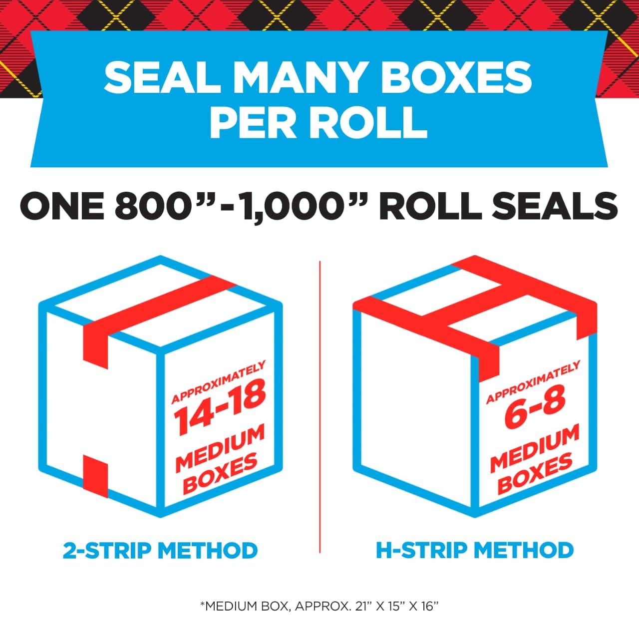 Scotch Heavy Duty Packing Tape - Clear Shipping Tape with Dispenser | 1.88 in. x 27.7 yd.