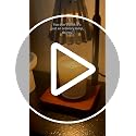 Amber Candle Warmer Lamp with Timer & Adjustable Height - Flameless for Yankee Candles