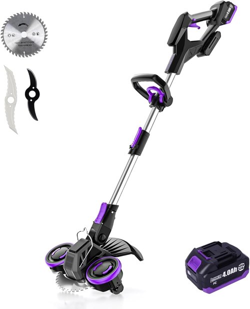 GearBrushless™ Cordless Weed Wacker - 3-in-1 Edger, Mower & Trimmer | 20V Battery, 30 Min Runtime