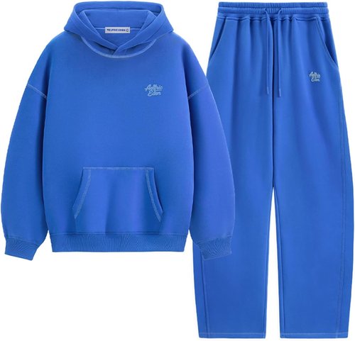 Aelfric Eden Sweatsuits | Women's Fall Fleece Tracksuit Set - Oversized Hoodie & Baggy Sweatpants