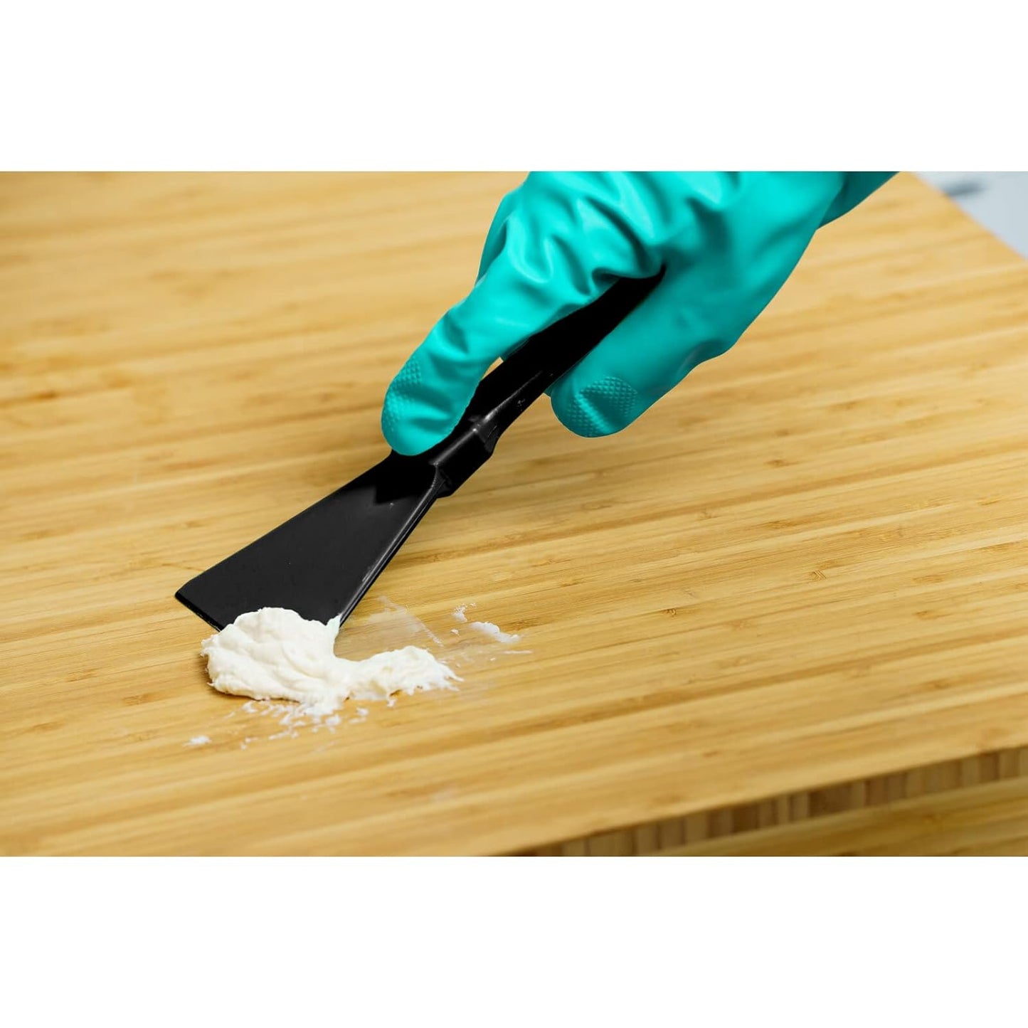 SPARTA Polypropylene Scraper Tool - Food Safe Scraper for Caked-On Residue | 7.82 x 3 Inches, Black