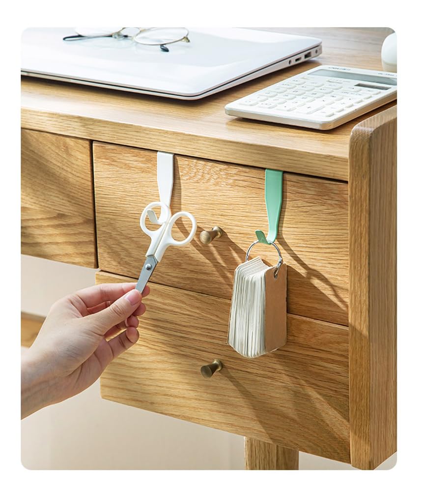 eywlwaar Over The Cabinet Door Hooks Door Hanger 4Pack Single Hook（Thickness Over 0.8Inch is Not Suitable）