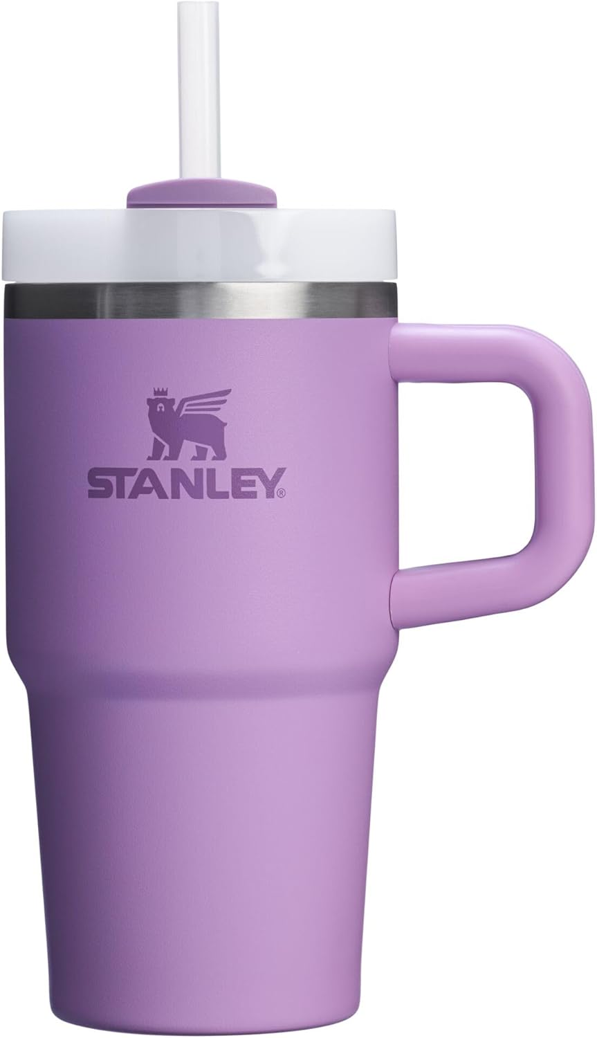 STANLEY Quencher H2.0 Tumbler - 20 oz Insulated Stainless Steel Cup with Handle & Straw | Lilac