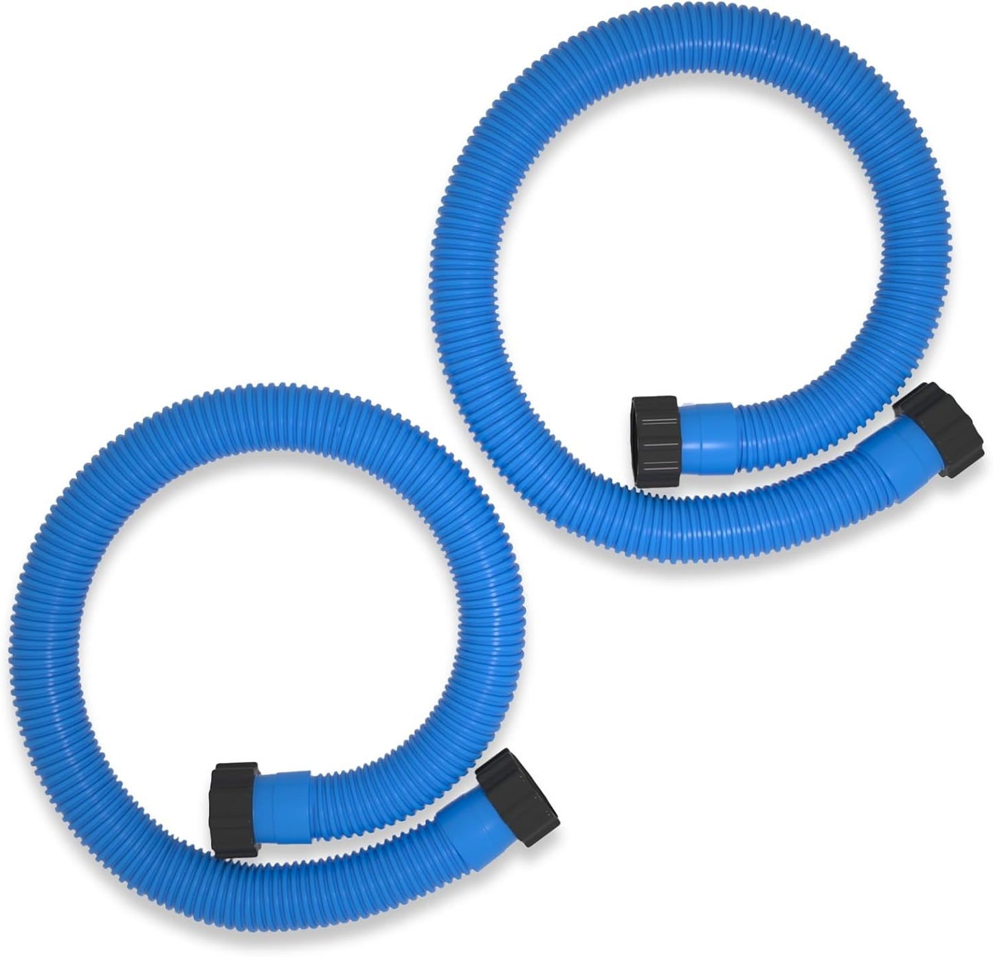 Skiennix Pool Hose Replacement - 1.5" x 40" | Pack of 2 for Above Ground Pools & Saltwater Systems