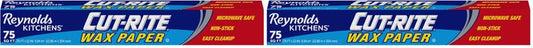 Reynolds Cut-Rite Wax Paper, 75 Square Foot Roll (Pack of 2)