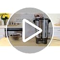 West Bend 30-Cup Coffee Urn with Automatic Temperature Control, Polished Aluminum, Easy Clean
