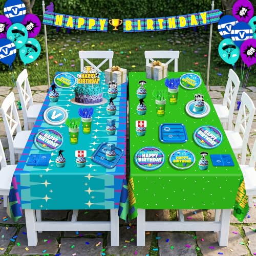 Video Game Birthday Party Decorations Set for 20 Guests - Includes Tableware & Themed Decor