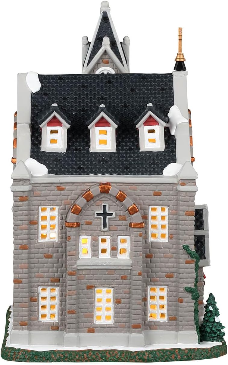 Lemax St. Luke's Church Figurine - Charming Holiday Decor | Perfect for Christmas Displays