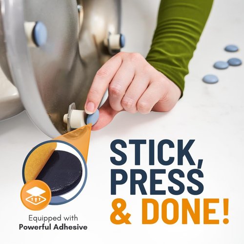 Appliance Sliders - Self-Adhesive Kitchen Appliance Movers | 16 Pack for Effortless Movement of Blenders, Air Fryers & More