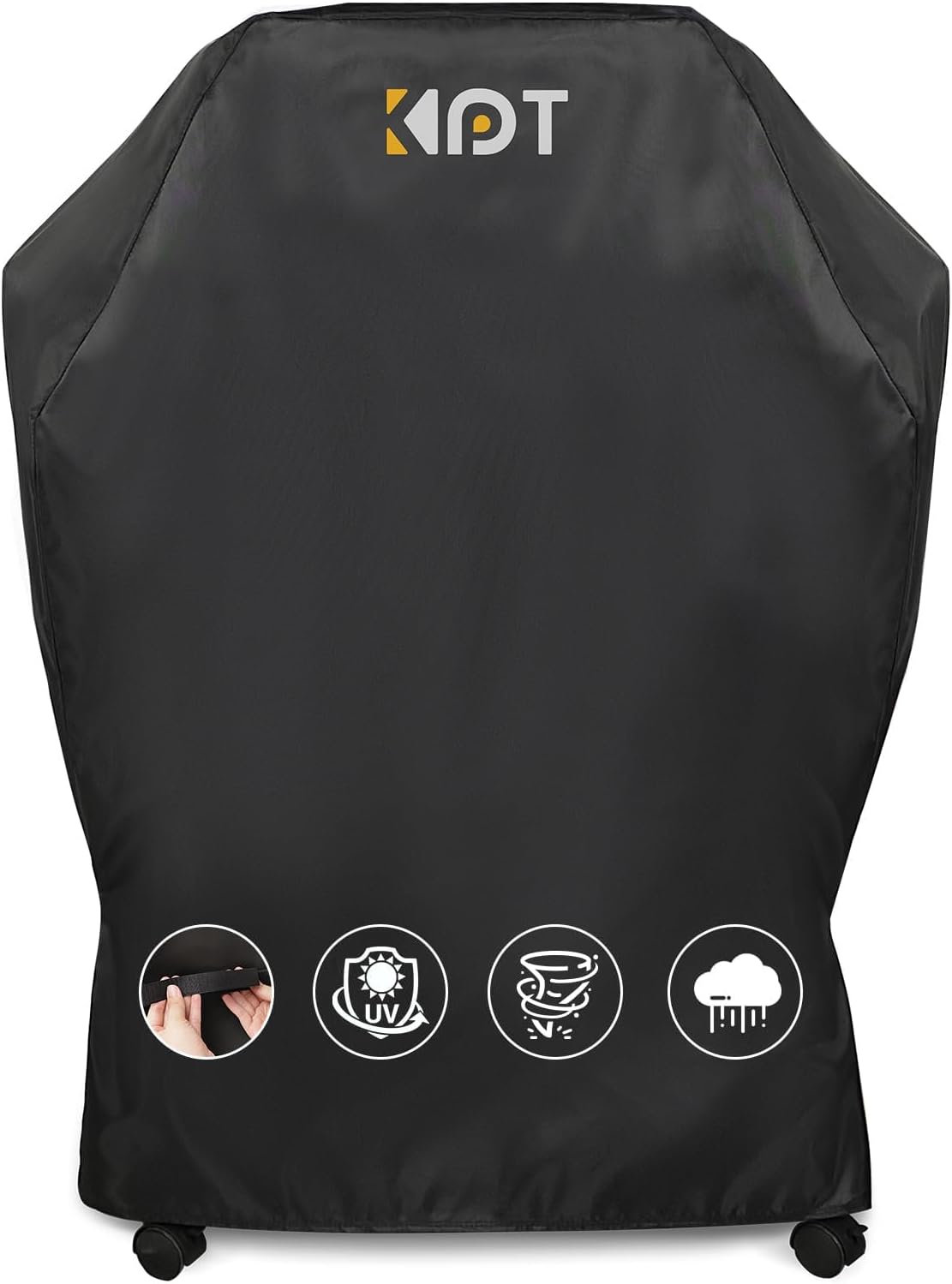 KPT 30 Inch Grill Cover - Heavy Duty Waterproof 420D BBQ Cover with Air Vent & Buckle | UV & Fade Resistant for Weber, Nexgrill, Char Broil