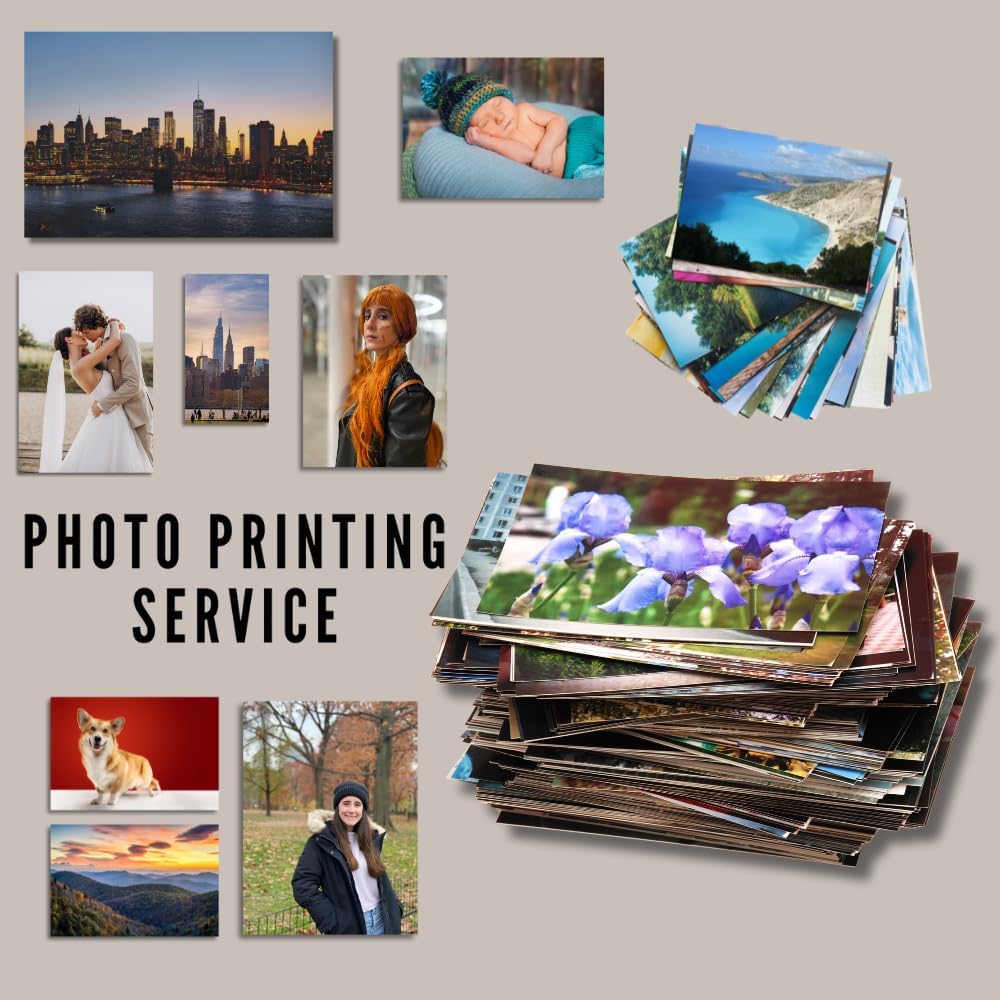 Photo Print - Premium Quality Custom Sizes 3.5x5 to 13x19 Inches | Glossy or Matte Finish