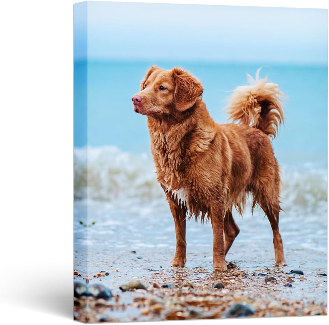 WEGA Custom Canvas Prints - Personalized Wall Art with Your Photos | 8" W x 10" H Framed Decor for Home
