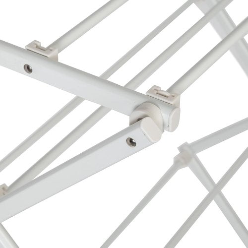 Honey-Can-Do Collapsible Laundry Drying Rack - Portable & Space-Saving Metal Clothes Rack | Ideal for Indoor/Outdoor Use, White