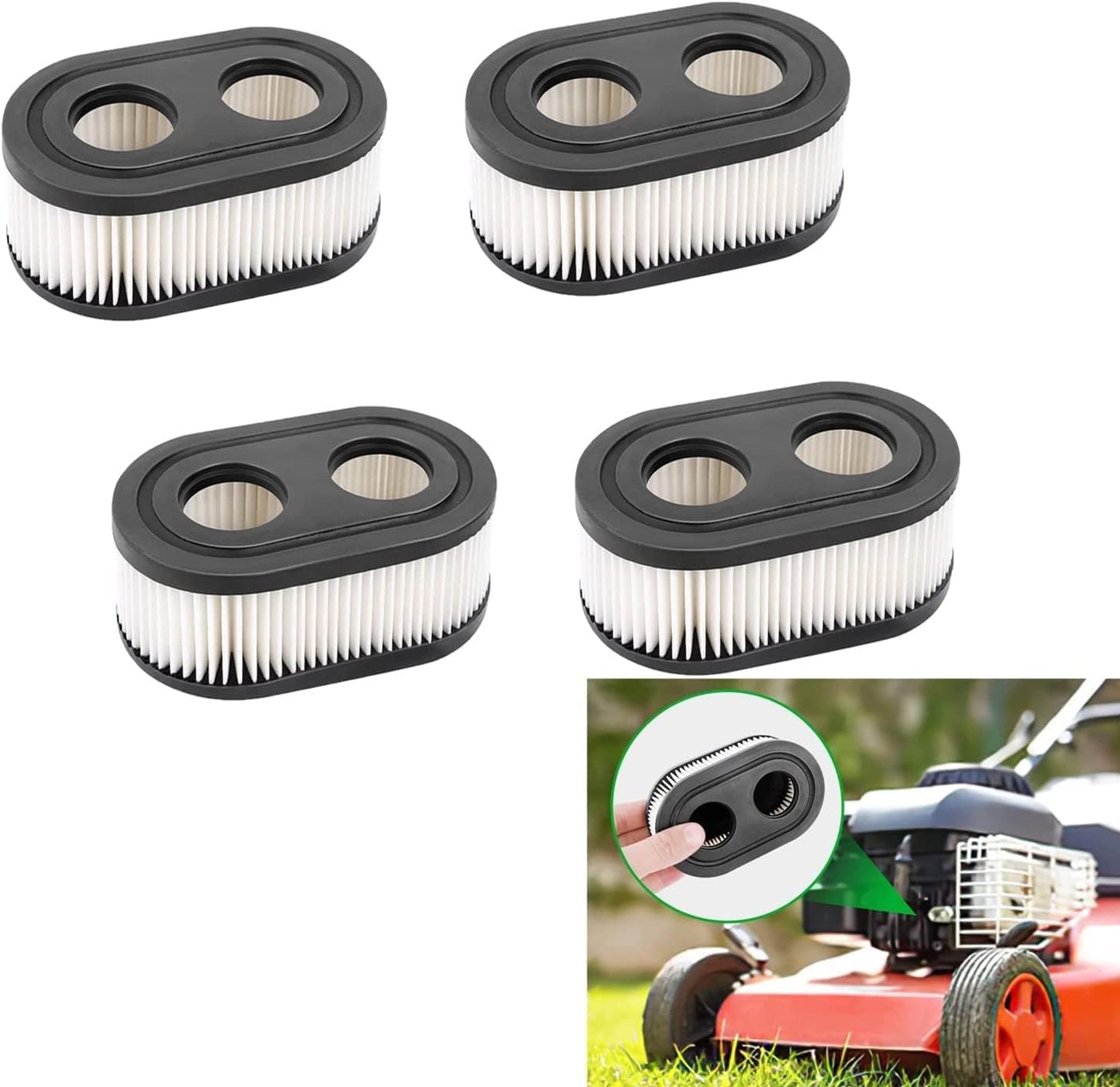 **Regine Switzerland Air Filter - High-Performance Replacement for Lawn Mowers | 4-Pack**