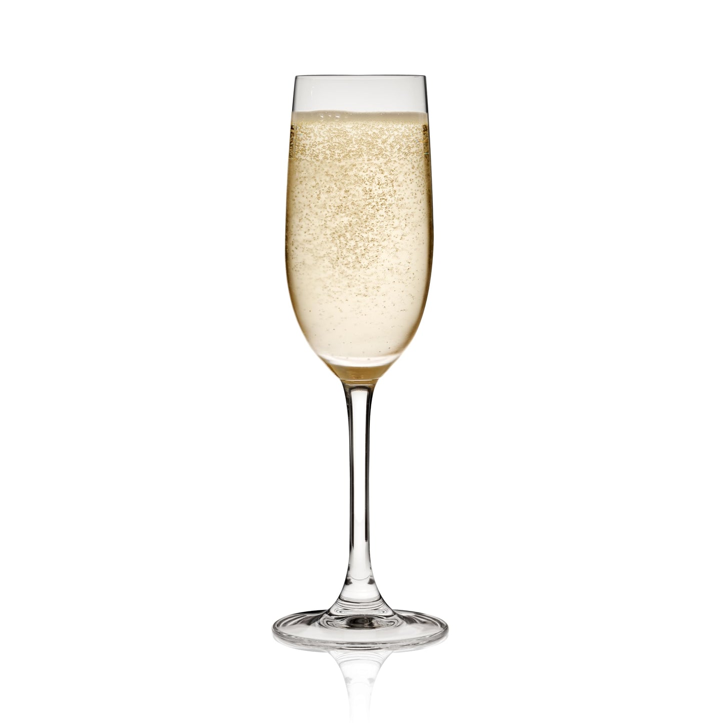 TRUE Stemmed Champagne Flutes, Elegant Clear Champagne Glasses Gift Set, Perfect for Prosecco, Sparkling Rose, Mocktails, Home Bar, Housewarming Party, Wedding Gifts, 5.75 oz, Set of 6
