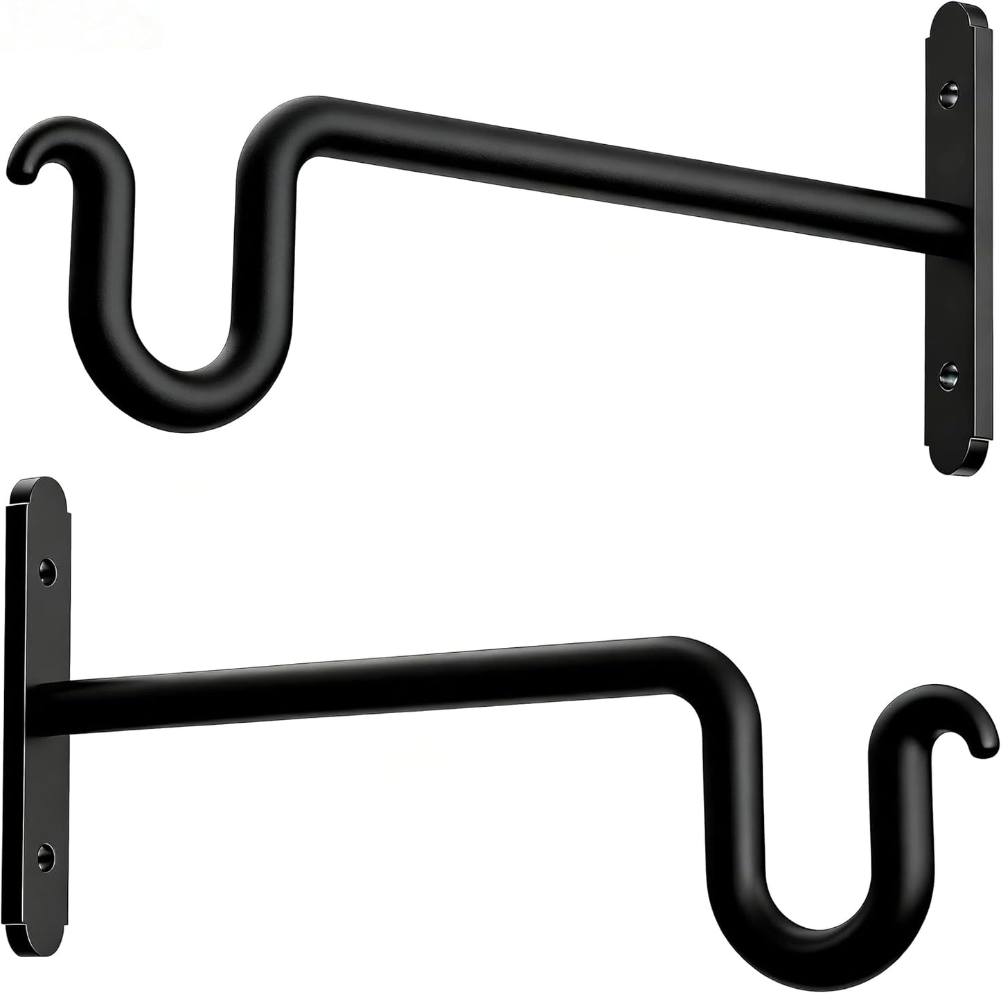 Skiennix Hanging Plant Brackets - 10 Inch Plant Hangers for Indoor/Outdoor Use | 2 Pack for Baskets & Lanterns