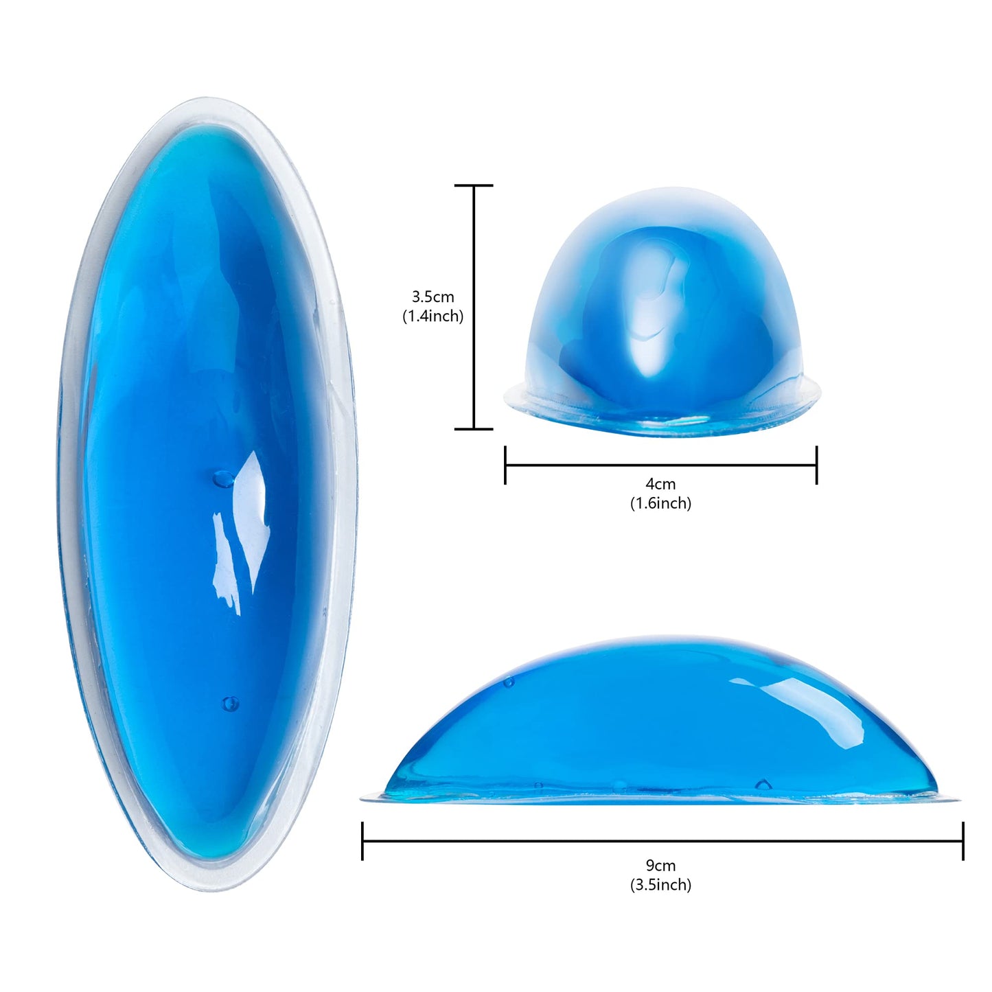 Hemorrwedge Hemorrhoid Ice Pack for Relief & Cooling Support – Twin Gel Pack with Hygienic Case – Reusable Cold Therapy for Hemorrhoids, Swelling, Postpartum & Discomfort – Water-Based Gel