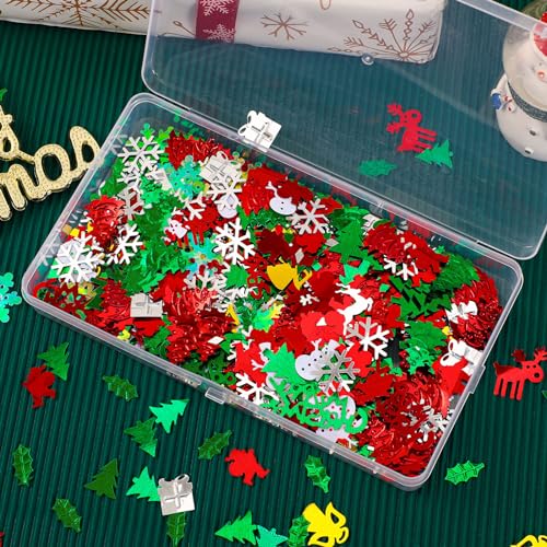 MARFOREVER Christmas Day Confetti Glitter Table Decorations Party Confetti