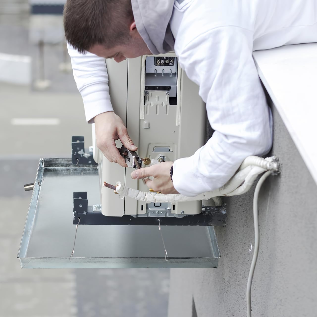 DOITOOL Air Conditioner Drip Pan, AC Drain Pan Air Conditioning Drainage Drip Tray Catch Pan Water Tray Accessories